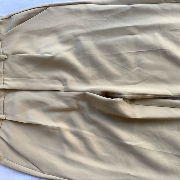 Madden NYC Beige faux leather Corset top and pant set - Picture 10 of 16